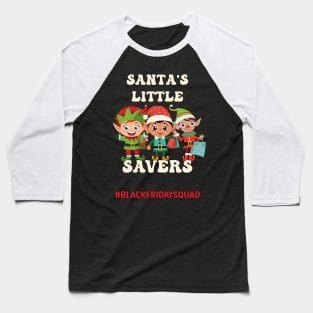 Christmas Funny Black Friday Squad Baseball T-Shirt